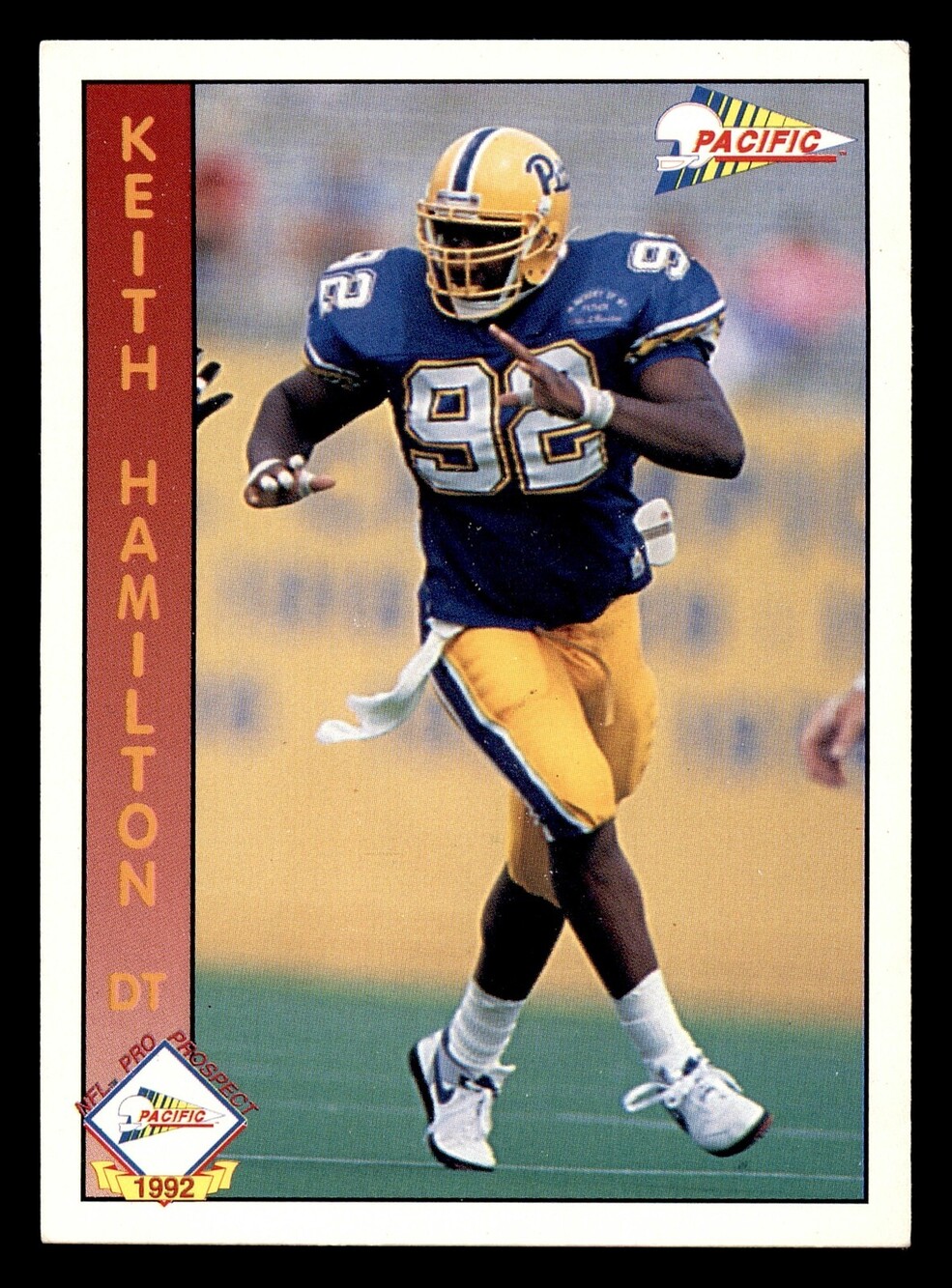 1992 Pacific #659 Keith Hamilton Rookie Football Card